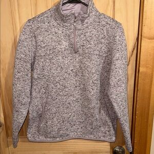 Thread & Supply Heathered Cowl Neck Sweater - Purple